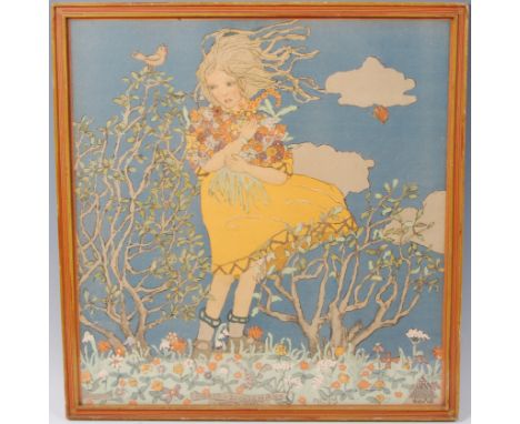 Franz Cizek (Austrian 1865-1946) - Herta Zuckermann (aged 14 years), lithograph, 49 x 46cm   Condition Report / Extra Informa