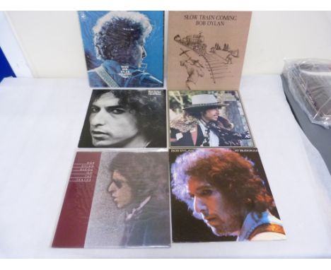 Twelve Bob Dylan LP's to include Desire, Blood On The Tracks, Hard Rain and Blonde on Blonde. All 1970's UK pressings except 