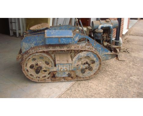 Vintage Ransomes crawler tractor