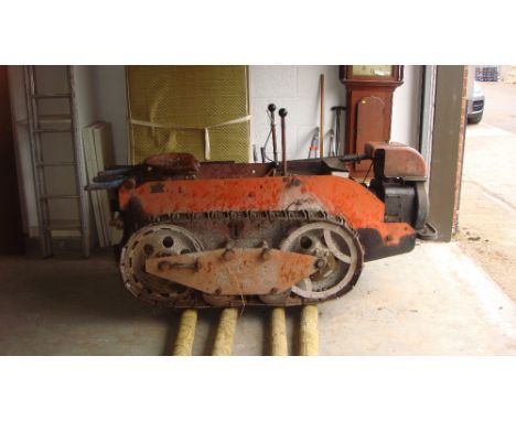 Vintage Ransomes crawler tractor