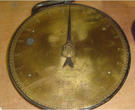 Vintage Salter scales No 20 and one other