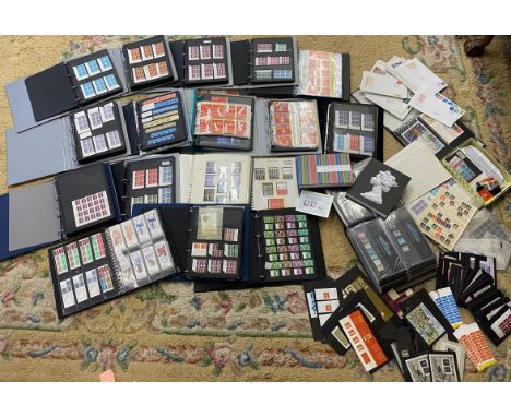 An outstanding collection of Machin stamps comprising 17 albums, 2 stock books, an album of Presentation sets, many First Day