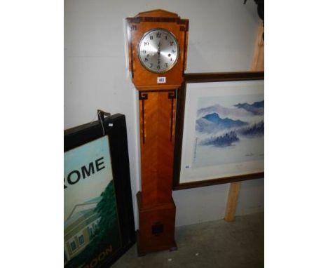 An Art Deco Grandfather clock, COLLECT ONLY.