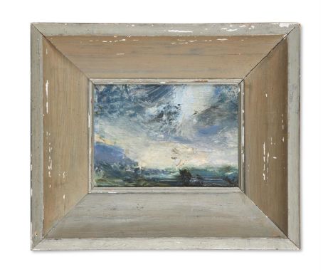 λ&nbspMELITA DENARO (IRISH B. 1950) BIG ANNE'S WAKE, 2ND JANUARY 01 (II) Oil on board Titled and inscribed (verso) 13 x 18cm 