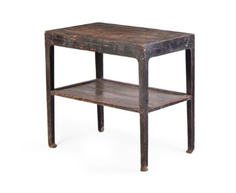 A PAINTED ASH AND FRUITWOOD CENTRE TABLE  CHINESE, FIRST HALF 19TH CENTURY 83cm high, 87cm wide, 55cm deep      Condition Rep