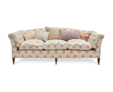 A 'PRIORY' SOFA  BY ROBERT KIME LTD 93cm high, 245cm wide, 120cm deep  Together with five cushions comprising two with Swat s