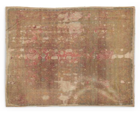 A CAIRENE RUG  OTTOMAN EGYPT, 16TH/17TH CENTURY  Approximately 277 x 213cm  The Ottomans conquered Mamluk Egypt in 1517 and t