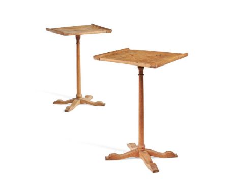 A PAIR OF ASH AND ELM OCCASIONAL TABLES  DESIGNED BY ROBERT LORIMER, EARLY 20TH CENTURY 69.5cm high, 45.5cm wide, 38cm deep  