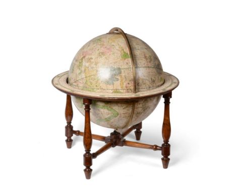 A Dudley Adams 18'' Celestial Globe, circa 1807, with twenty-four engraved and hand-colour gores and inscribed Britanniarum B