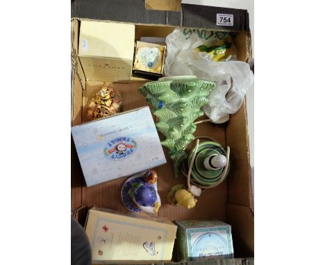 A collection of Royal Doulton items to include Winnie the Pooh figures WP36 and WP43, Snowman figure Mrs Frostys Finishing To