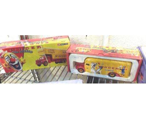 CORGI CIRCUS VEHICLES. Two circus related diecast Corgi vehicles in boxed condition