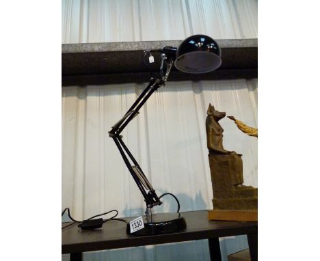 ANGLEPOISE LAMP. Modern French Anglepoise lamp H: 24 cm