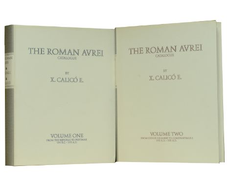 Calicó, X., The Roman Aurei, 2 vols, Barcelona, 2003, xiii + 876pp, illustrations in text, djs [2]. Publisher’s blue cloth, g