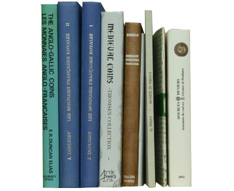 Erslev, K., Medieval Coins in the Christian J. Thomsen Collection [1873], the 1992 Attic reprint, xvi + 390pp, 22 plates, dj;