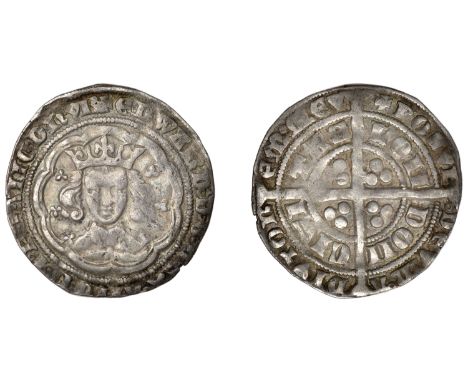 Edward III (1327-1377), Pre-Treaty period, Groat, series E, London, mm. cross 2, 4.58g/11h (Stewartby p.259; N 1163; S 1567).