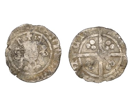 Henry IV (1399-1413), Light coinage, Primary series, Penny, York, Abp Bower, annulet on breast, quatrefoil in centre, annulet