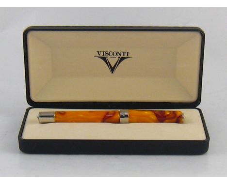 A Visconti Opera ballpoint pen, in manufacturer's case with instruction and guarantee booklet.
