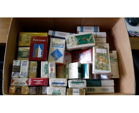 CIGARETTE PACKETS, USA selection, complete soft-packs (many with original wrapping), 1940s onwards, inc. Eve, Malibu, True, M