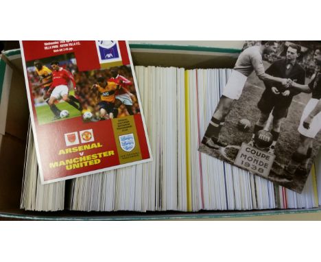 POSTCARDS, modern football, inc. action, celebrations, programme covers, posters etc., mainly pub. by Sporting Postcard Co., 