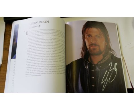 CINEMA, signed Lord of the Rings Official Movie Guide by Sean Bean, signed to full-length illustrated page (41), h/s in chara