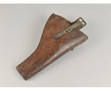 A WWI British Officer's Leather Pistol Holster