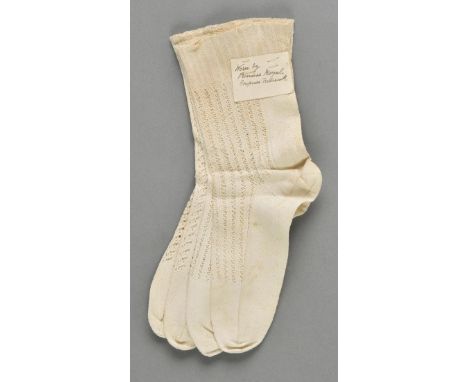 *Victoria, Princess Royal (Victoria Adelaide Mary Louise, 1840-1901). Two pairs of socks worn by Victoria, Princess Royal, tw