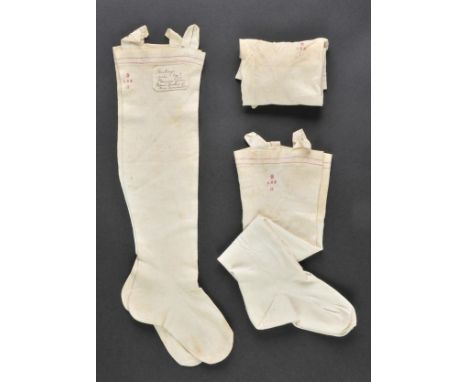 *Alice (Princess of the United Kingdom, Grand Duchess of Hesse, 1843-1878).Three pairs of children's stockings worn by Prince
