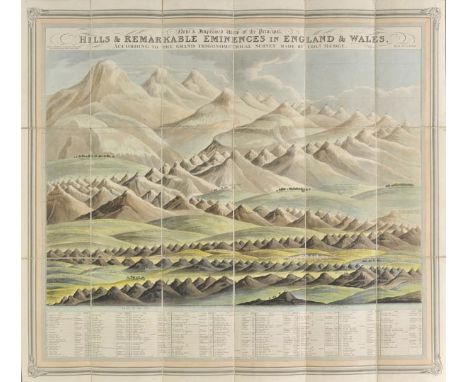 England & Wales. Butt (Revd. J.M. Butt), New & Improved View of the Principal Hills & Remarkable Eminences in England & Wales