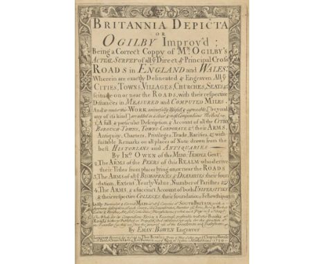 Owen (John and Bowen, Emmanuel). Britannia Depicta or Ogilby Improv'd; Being a Correct Coppy of Mr Ogilby's Actual Survey of 