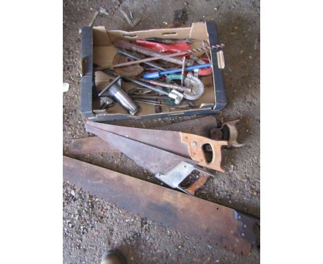 Various saws and tools
