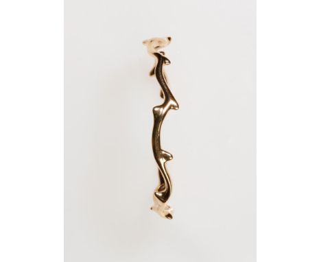 CHRISTIAN DIOR: AN 18CT GOLD 'BOIS DE ROSE' BRACELET, modelled as a stylised branch, with 'Dior' stamp, and numbered 019993, 