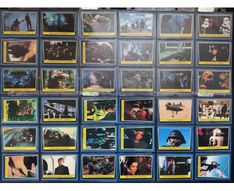 Vintage 1983 Topps Return of the Jedi cards, numbers 136 to 171.