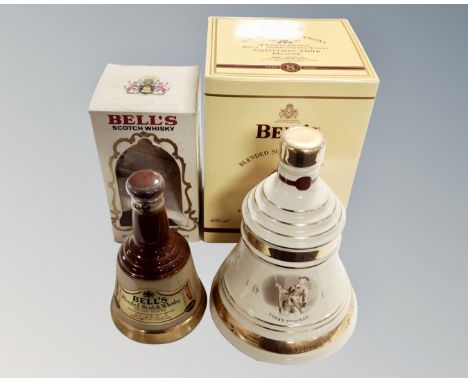 A Bell's blended scotch whisky limited edition Christmas 2006 decanter, 70cl, sealed, together with a further Bell's blended 