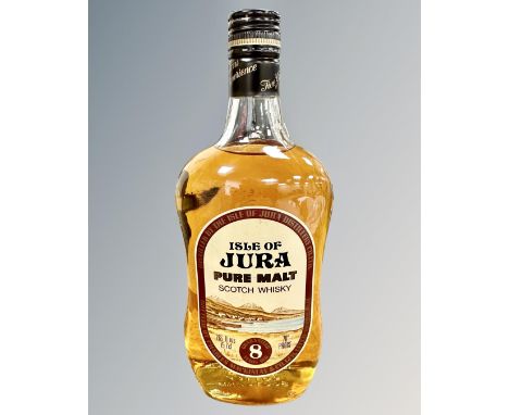 A bottle of Isle of Jura Pure Malt Scotch Whisky, 8 years old, 75.7cl, 70% proof 