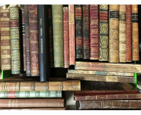 Poetry, 18th and 19th century, 8vo. Collection including works by Thomas Moore [The Fudge Family], Major Power Snell, Samuel 