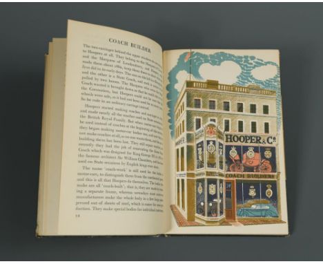 RICHARD (J M) and Eric RAVILIOUS. High Street, first edition 8vo, 1938, 24 colour lithograph plates, original pictorial board