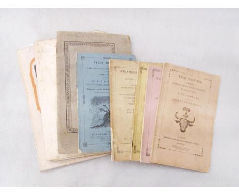 CRUIKSHANK (R., illustrator) six 12mo stories in coloured paper wraps, c.1830: Old Booty!, Steamers v. Stages, Margate (ink m