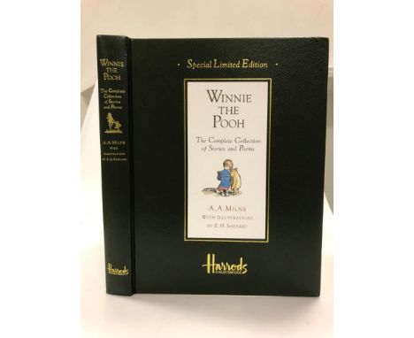 MILNE, (A A) Winnie The Pooh. A Complete Collection of Stories and Poems. Harrods 1994, 4to, special limited edition, no. 244