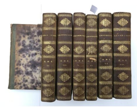 RICHARDSON, (Samuel) The History of Sir Charles Grandison, in 7 vols., London 1754, first edition 12mo, some foxing and gener