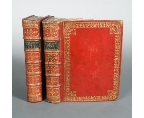 WORLIDGE (Thomas) A Select Collection of Drawings from Curious Antique Gems. London: Dryden Leach 1768, 8vo, in 2 vols., lack