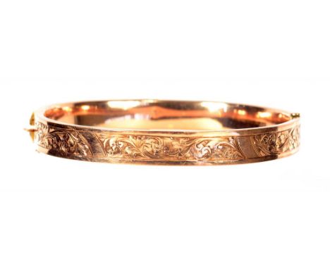 A 9CT GOLD BRACELET, 9.2G