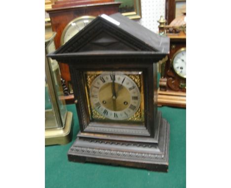 A 19th century mantle clock