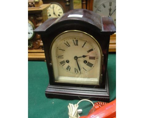 A 19th century mahogany-cased bracket clock