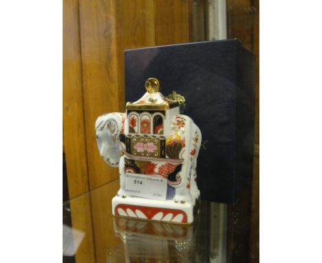 A boxed Royal Worcester 'Nelson's Elephant'