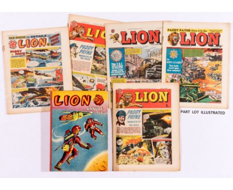 Lion (1959, 1962, 1964). 1959: 38 issues (including 6 doubles). 1962: 28 issues (+ 1 double). 1964: 13 issues with Lion Annua