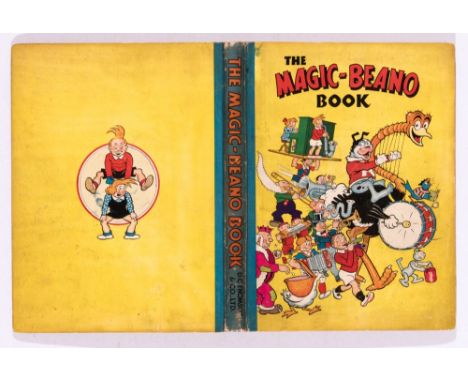 Magic-Beano Book (1948) Marching Beano band. Good boards and spine, neat dedication, cream/light tan pages, some light foxing
