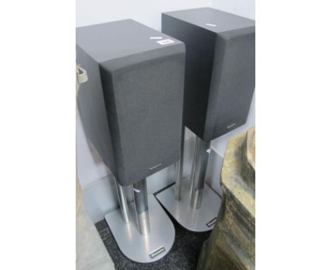 A Pair of Atacama Speaker Stand, together with a pair of Panasonic Model SB-CH11 speakers.