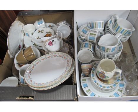 Midwinter 'Oranges &amp; Lemons' Table Ware, of approximately twenty nine pieces, by John Russell and 'Broadway' forty two pi