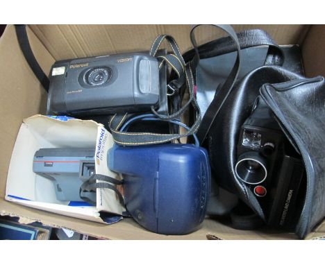 Cameras - Polaroid Impulse, Polaroid Vision 1000 S, etc:- One Box.