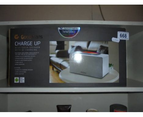 A Goodmans Bluetooth speaker with IQ charging 